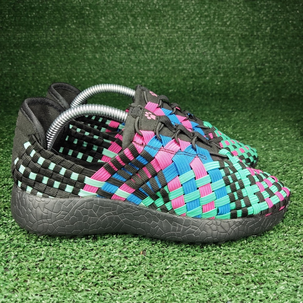 The Animal Rescue Site Sneakers Womens 6 Multicolor Woven Slip On‎ Walking Shoes